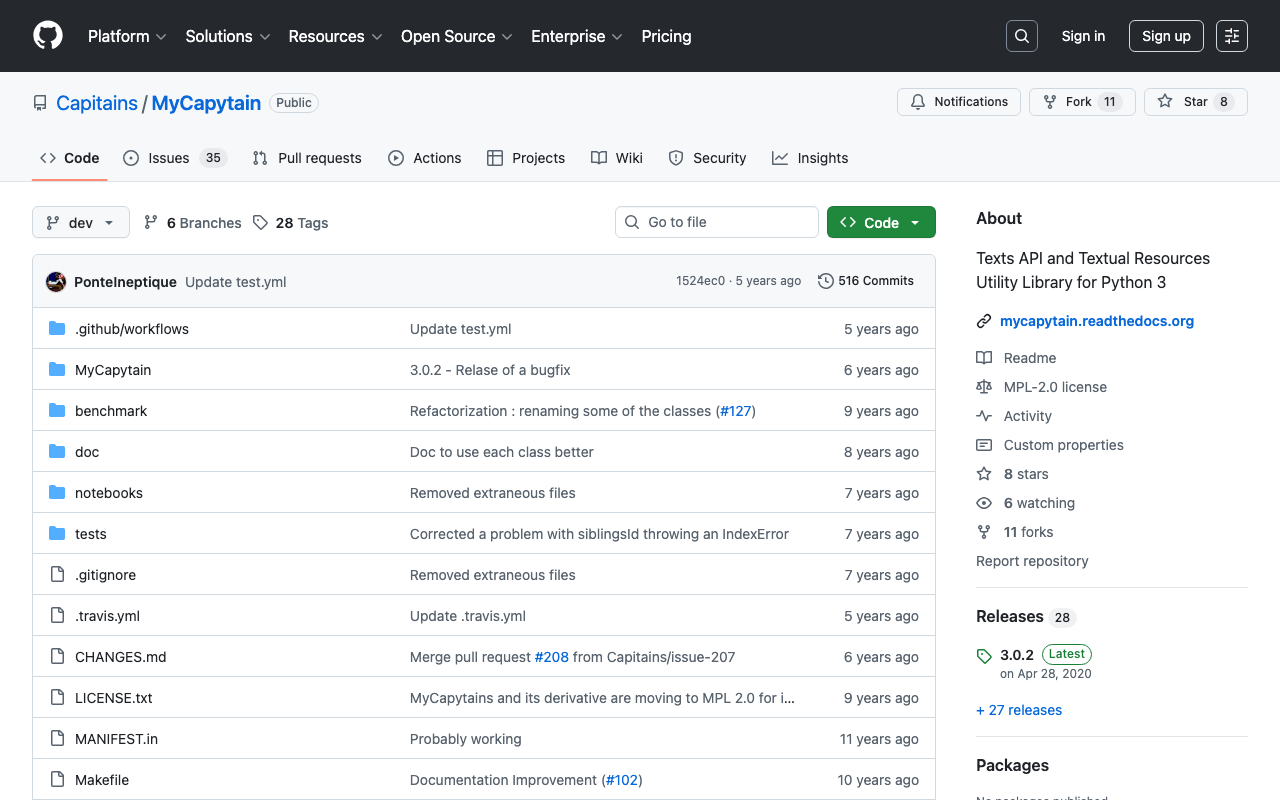 MyCapytainライブラリを試す