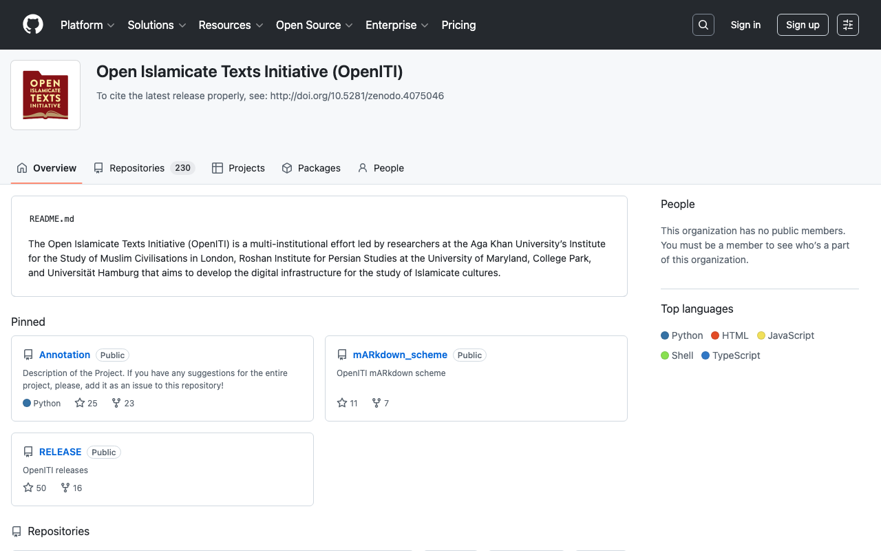 OpenITI mARkdownからTEI XMLへの自動変換ツール「oitei」を試す