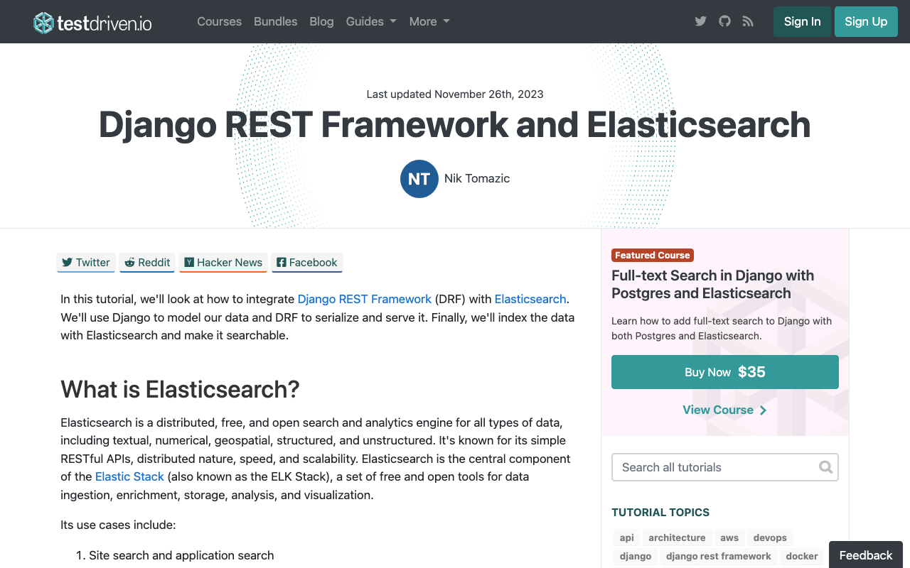 DjangoとAWS OpenSearchを接続する