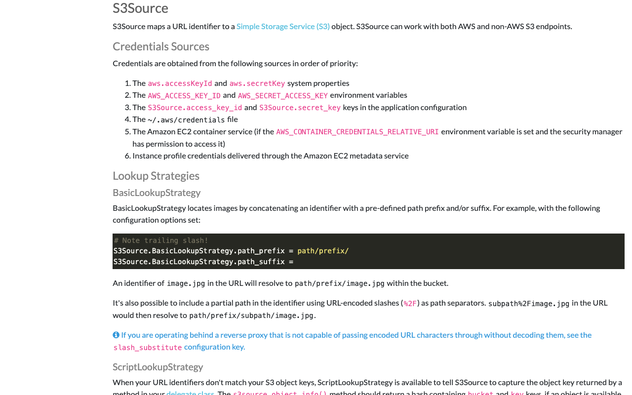 Cantaloupe: Amazon S3に格納した画像を配信する