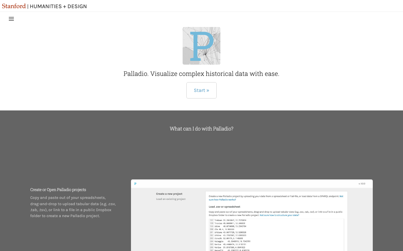 Palladio：人文学データの可視化プラットフォーム活用ガイド