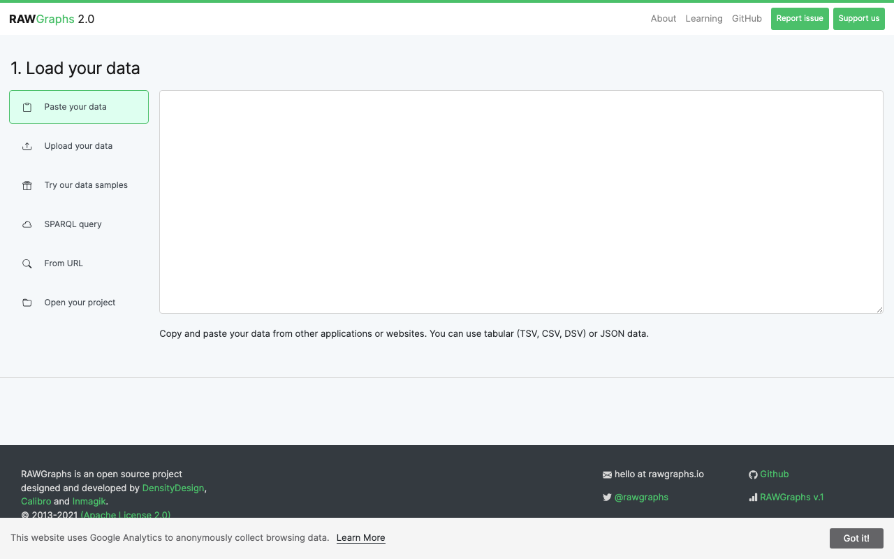 RAWGraphs：ノーコードでデータを美しく可視化するDHツール