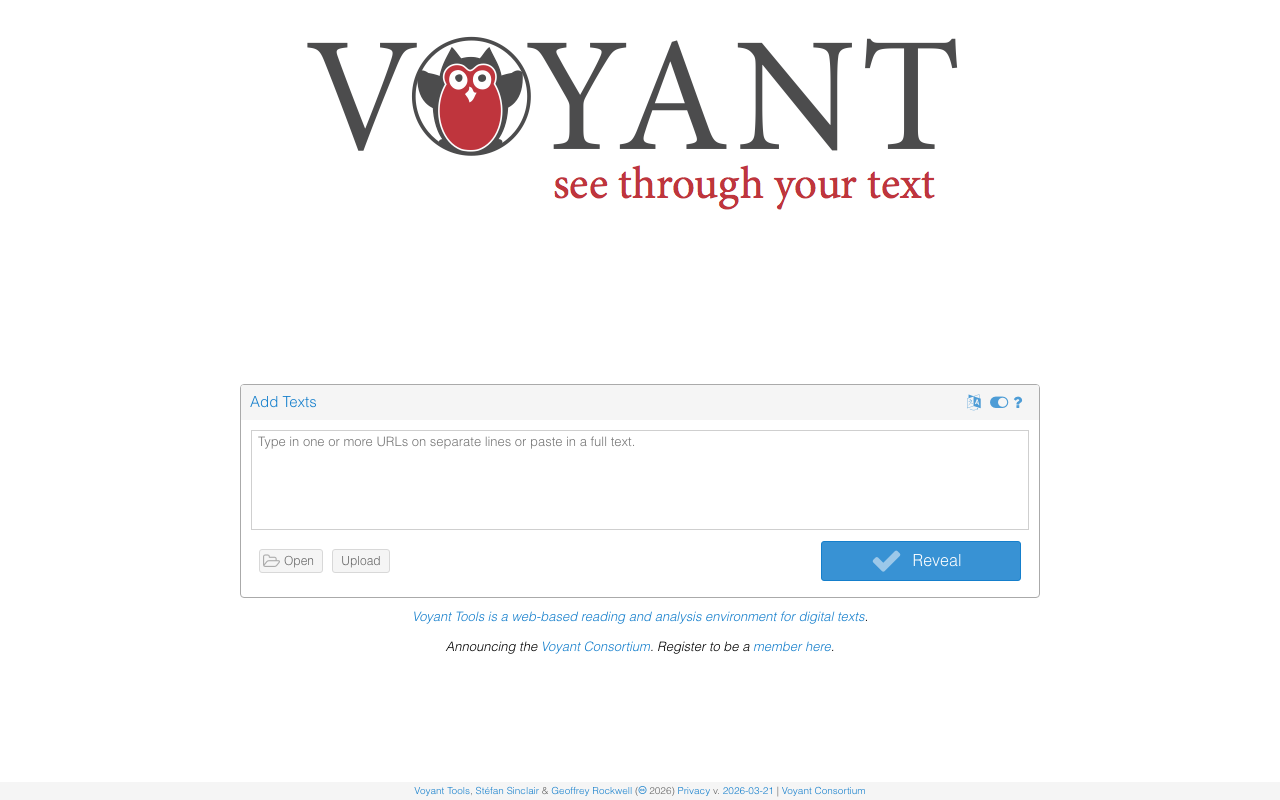 Voyant Tools：ブラウザで完結するテキスト分析プラットフォーム
