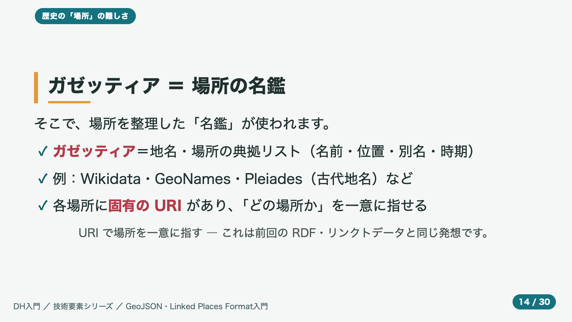 ガゼッティア = 場所の名鑑