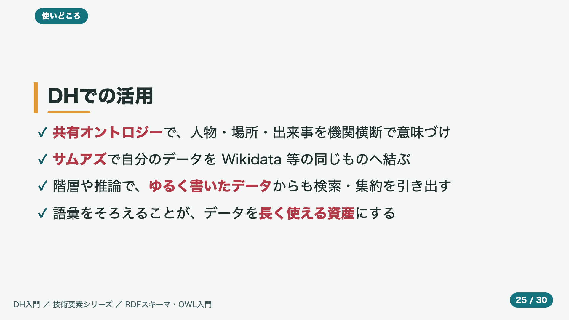 DHでの活用