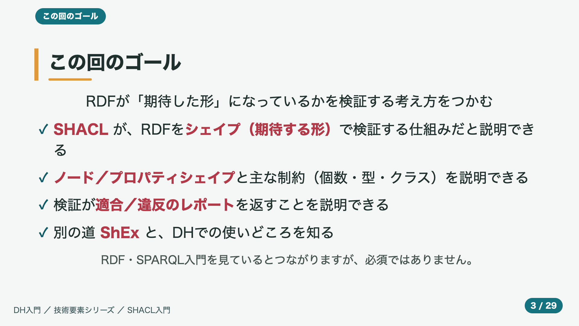 この回のゴール